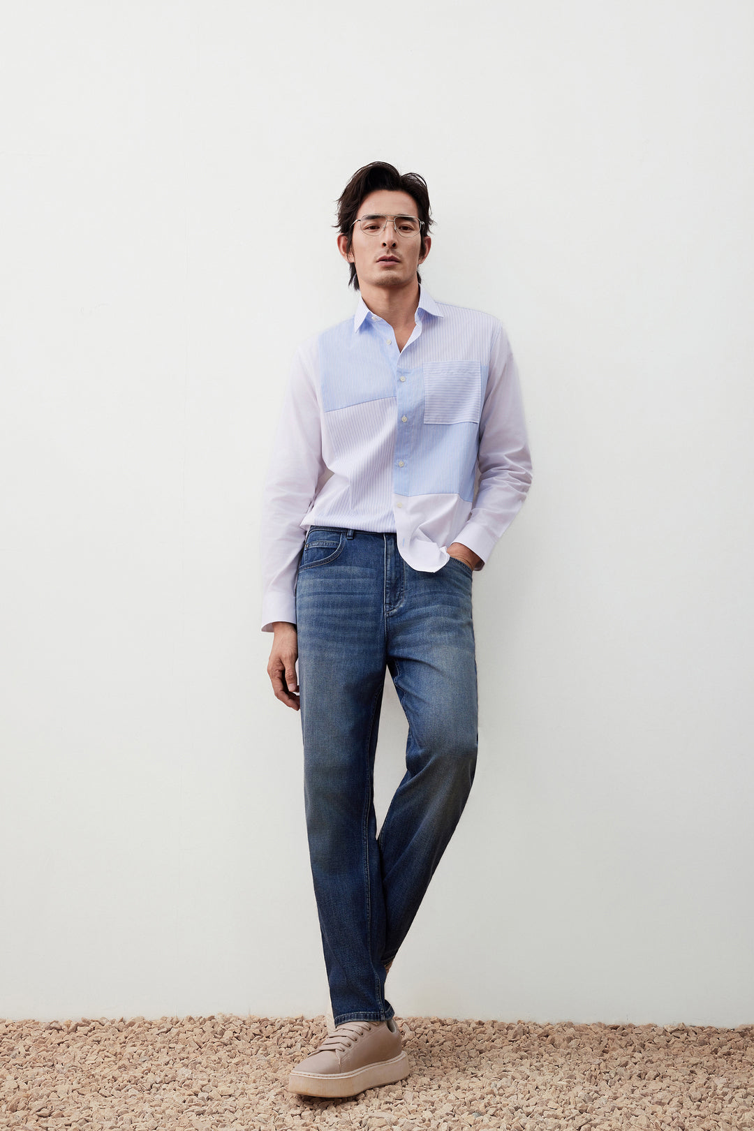 Wrinkle Free 長袖休閒恤衫