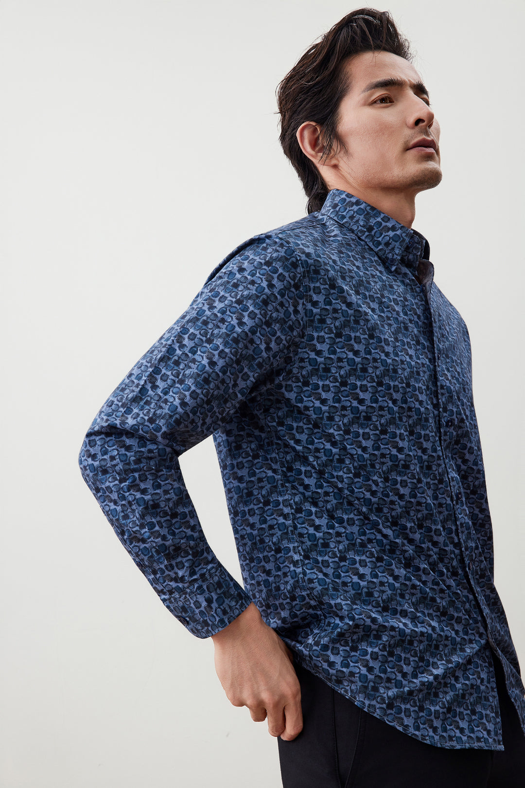 Wrinkle Free 長袖休閒恤衫