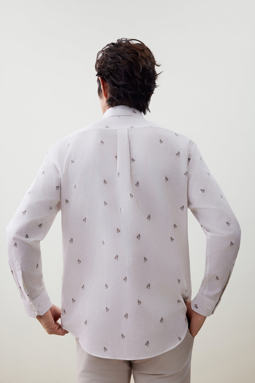 Wrinkle Free 長袖休閒恤衫