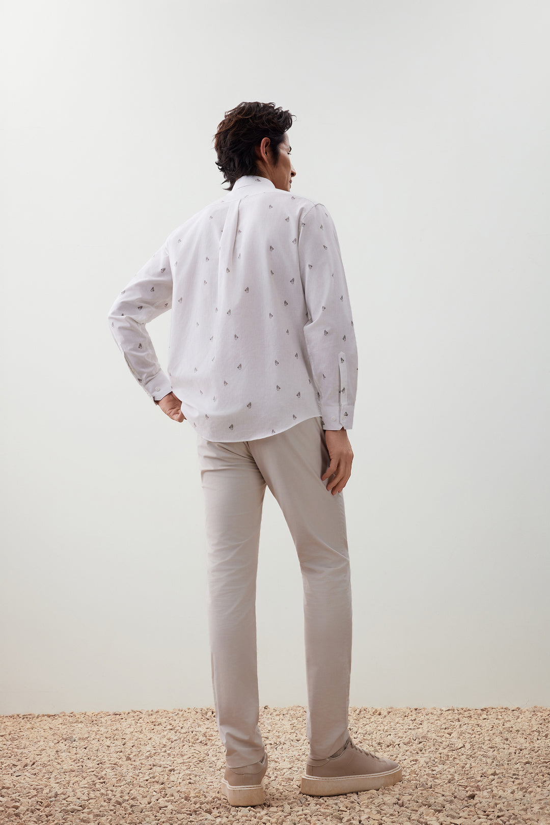 Wrinkle Free 長袖休閒恤衫