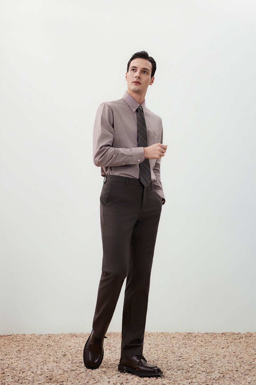 Wrinkle Free 長袖休閒恤衫