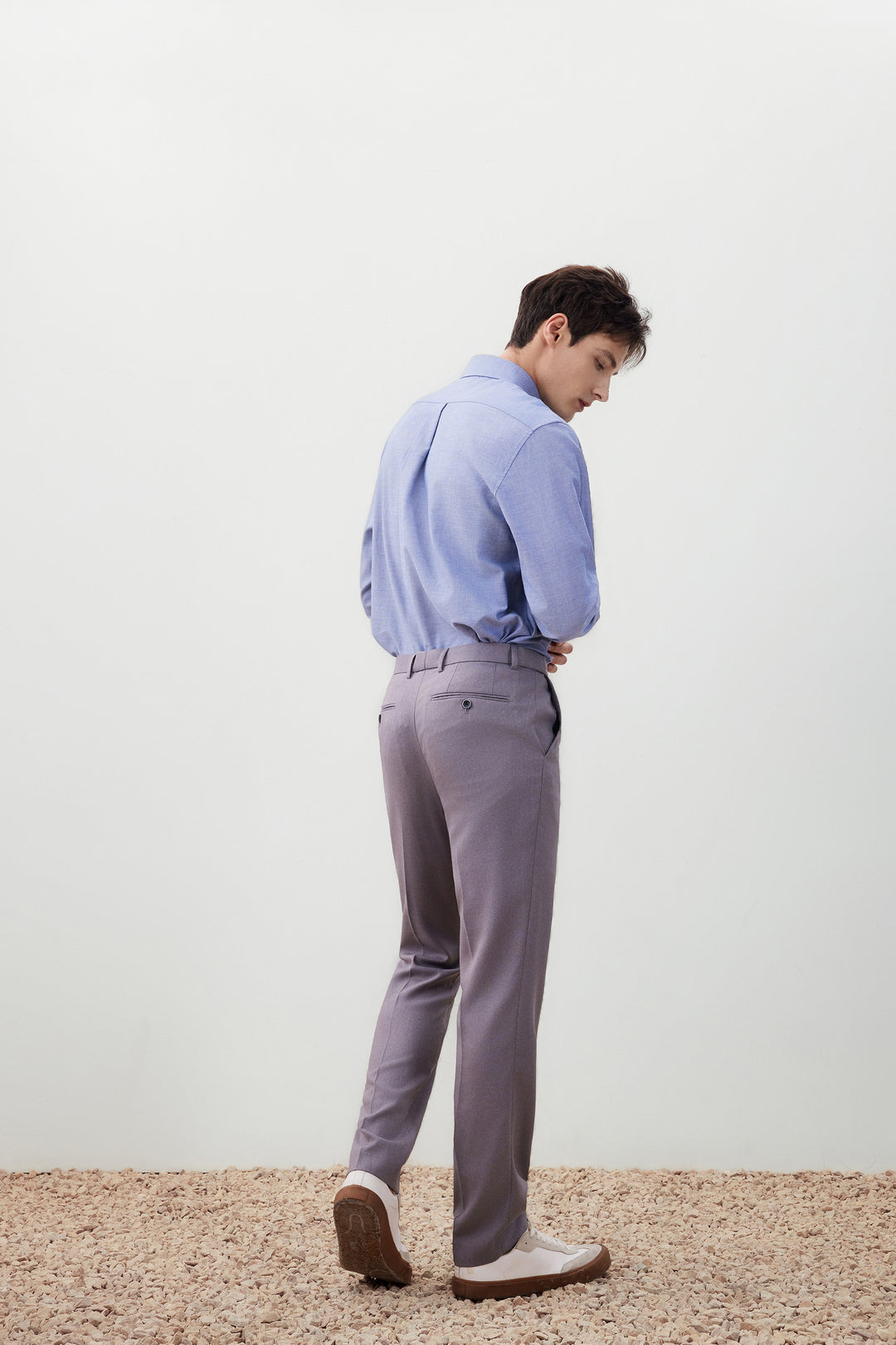 Wrinkle Free 長袖休閒恤衫