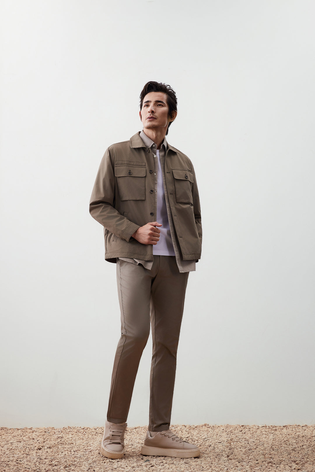 Pure Cotton 長袖休閒恤衫