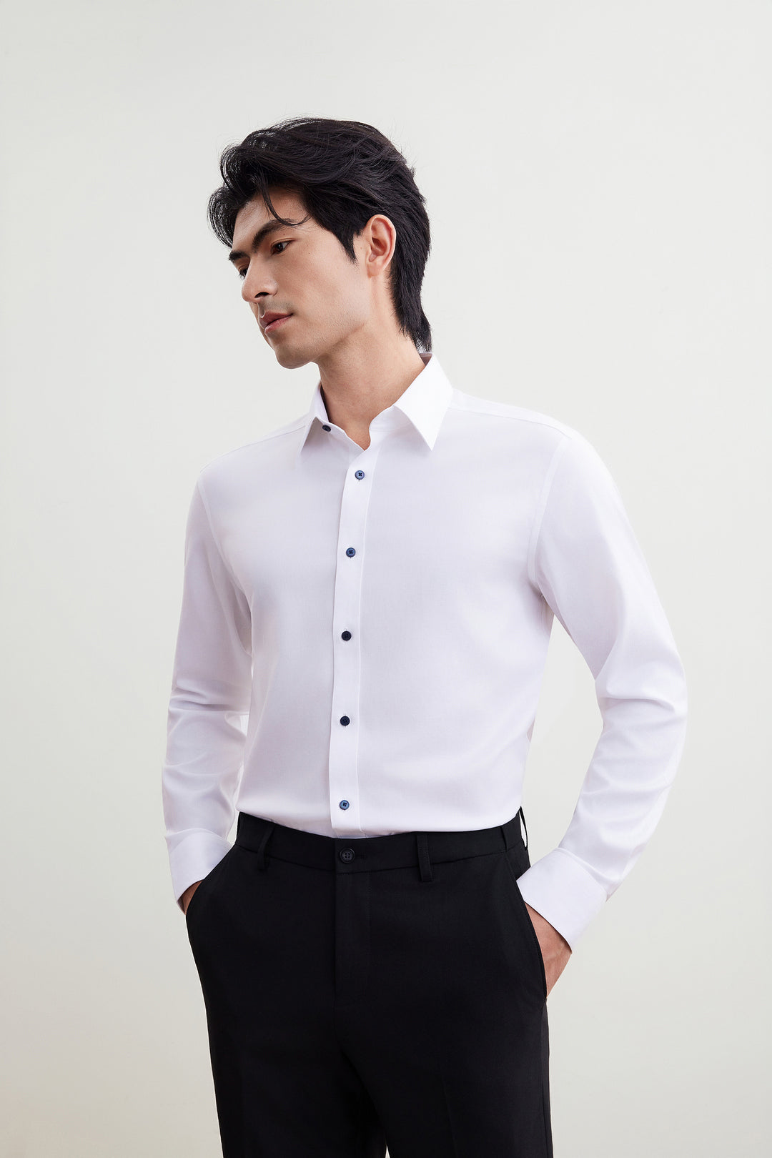 G2000 MAN-non-iron-long-sleeve-dress-shirt-56121322-White