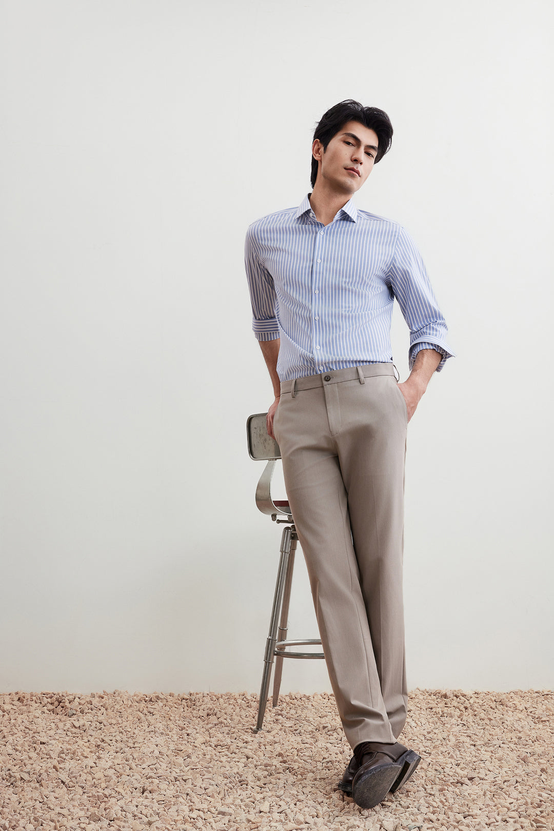 Non-Iron 長袖商務恤衫