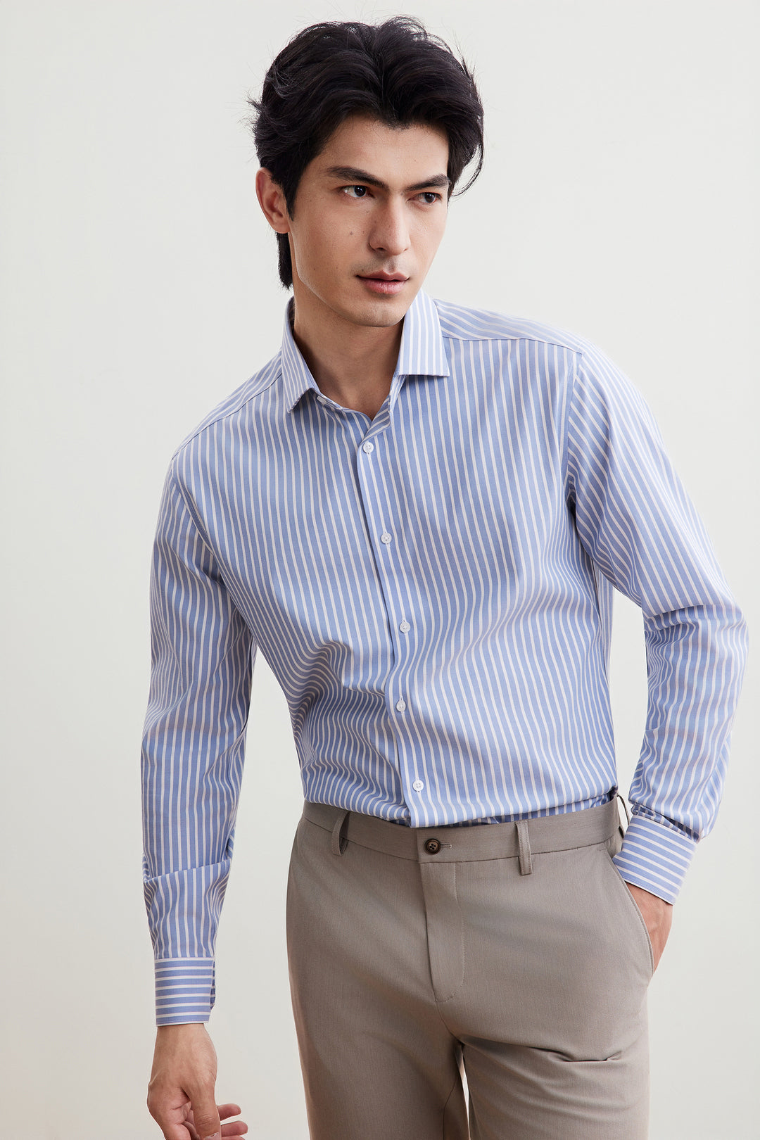 Non-Iron 長袖商務恤衫