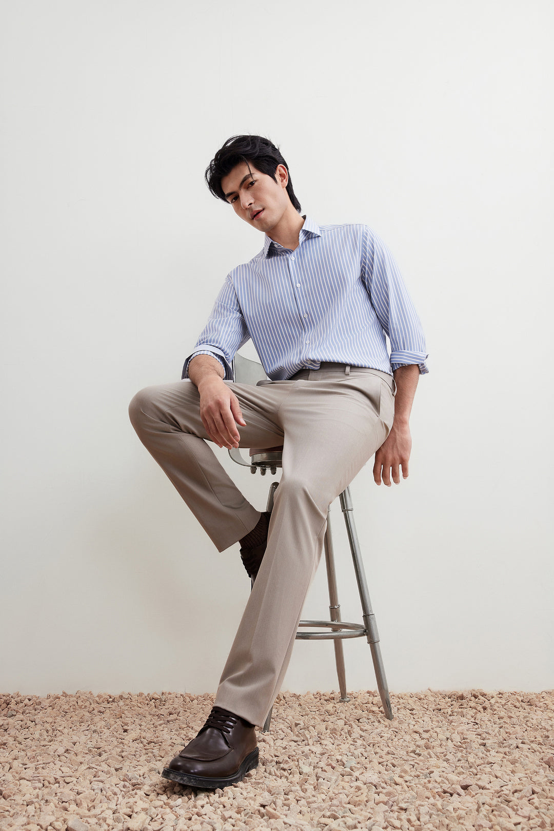 Non-Iron 長袖商務恤衫