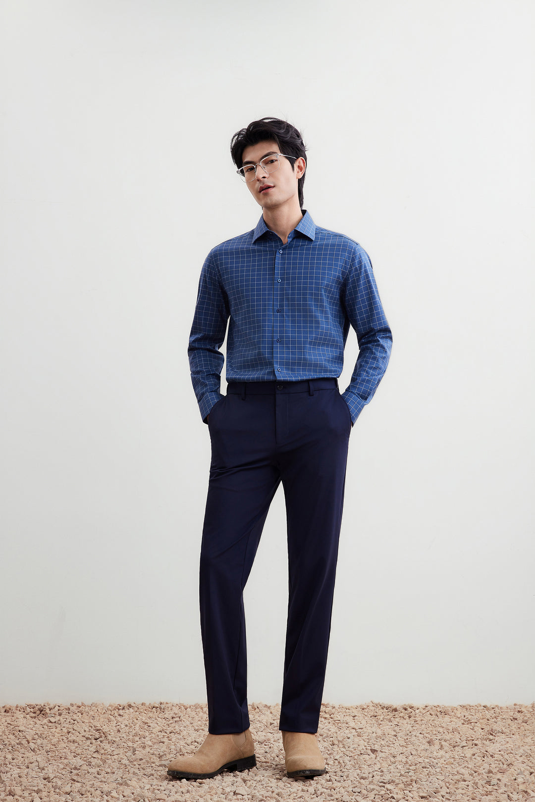 Non-Iron 長袖商務恤衫