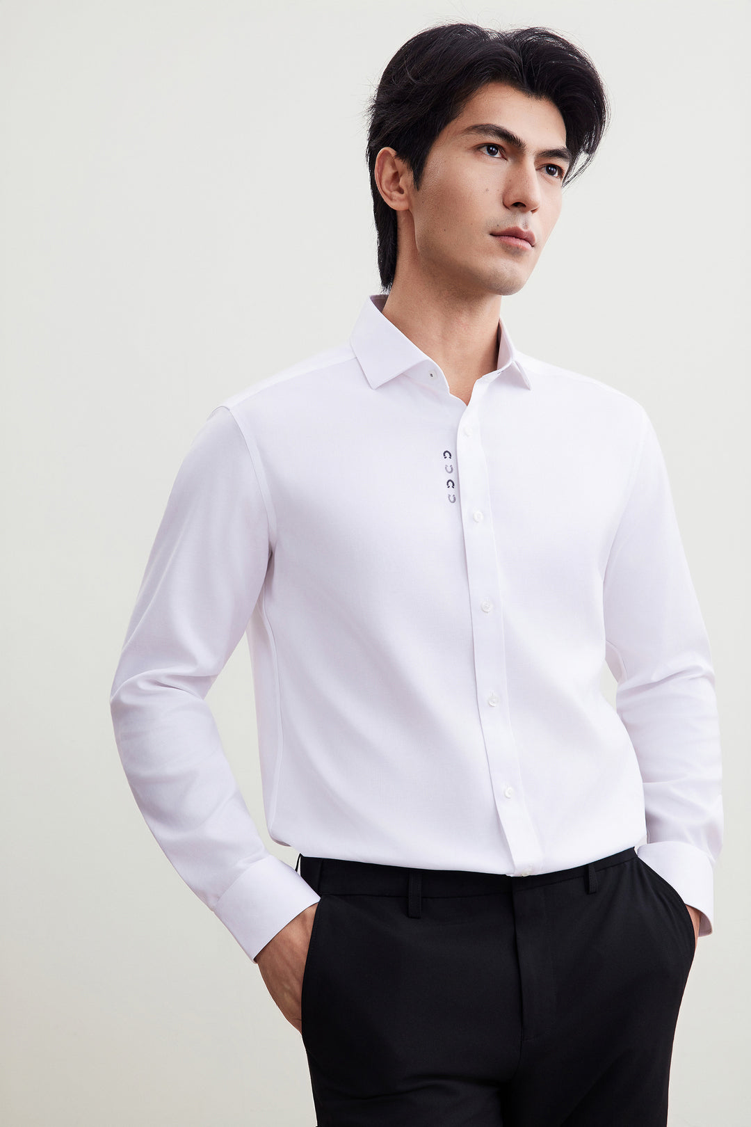 G2000 MAN-non-iron-long-sleeve-dress-shirt-56121492-White