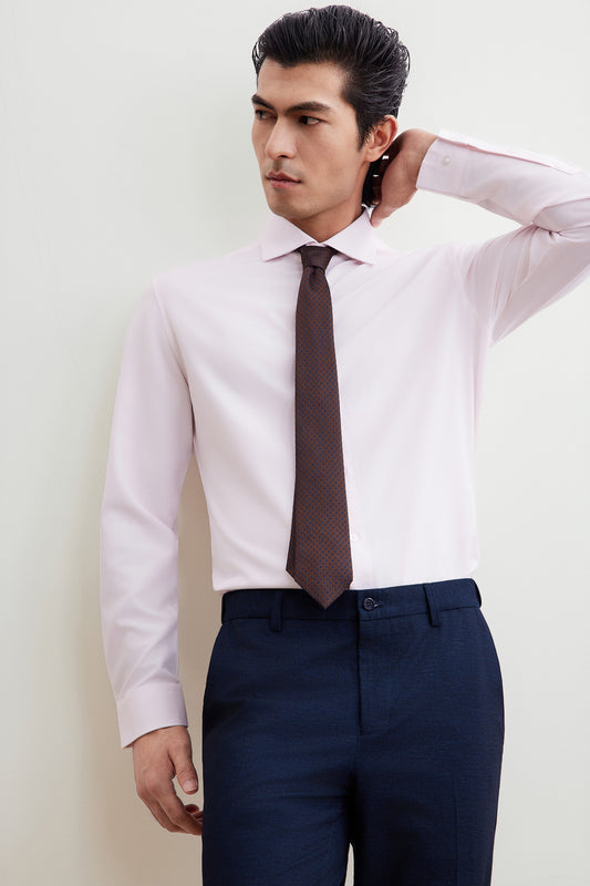 G2000 MAN-non-iron-long-sleeve-dress-shirt-56122013-Pink