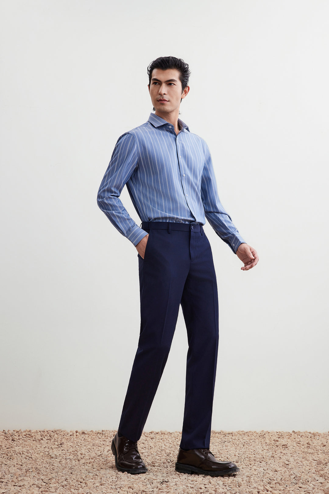 Non-Iron 長袖商務恤衫