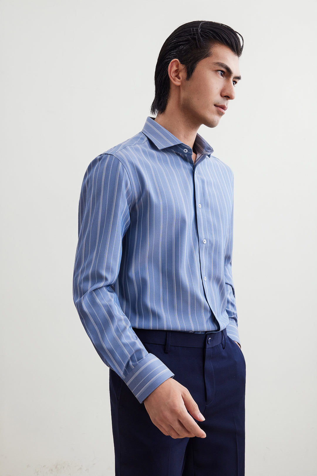 Non-Iron 長袖商務恤衫