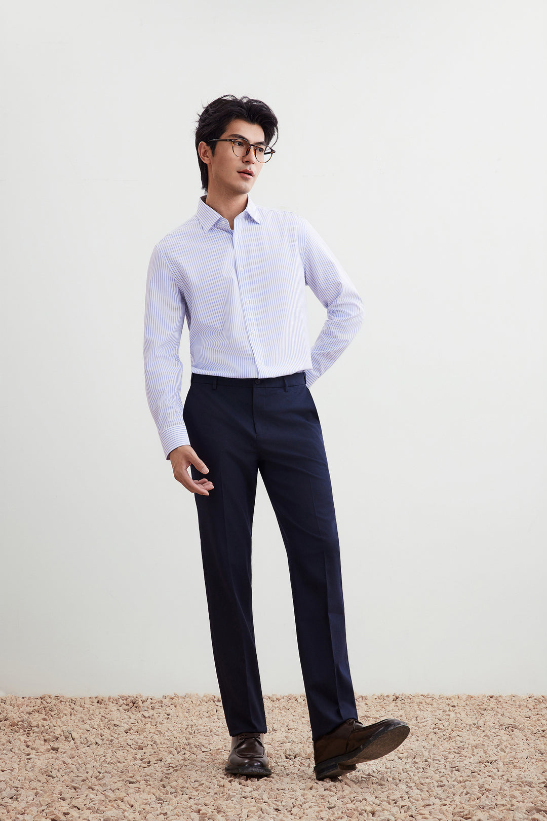 Non-Iron 長袖商務恤衫