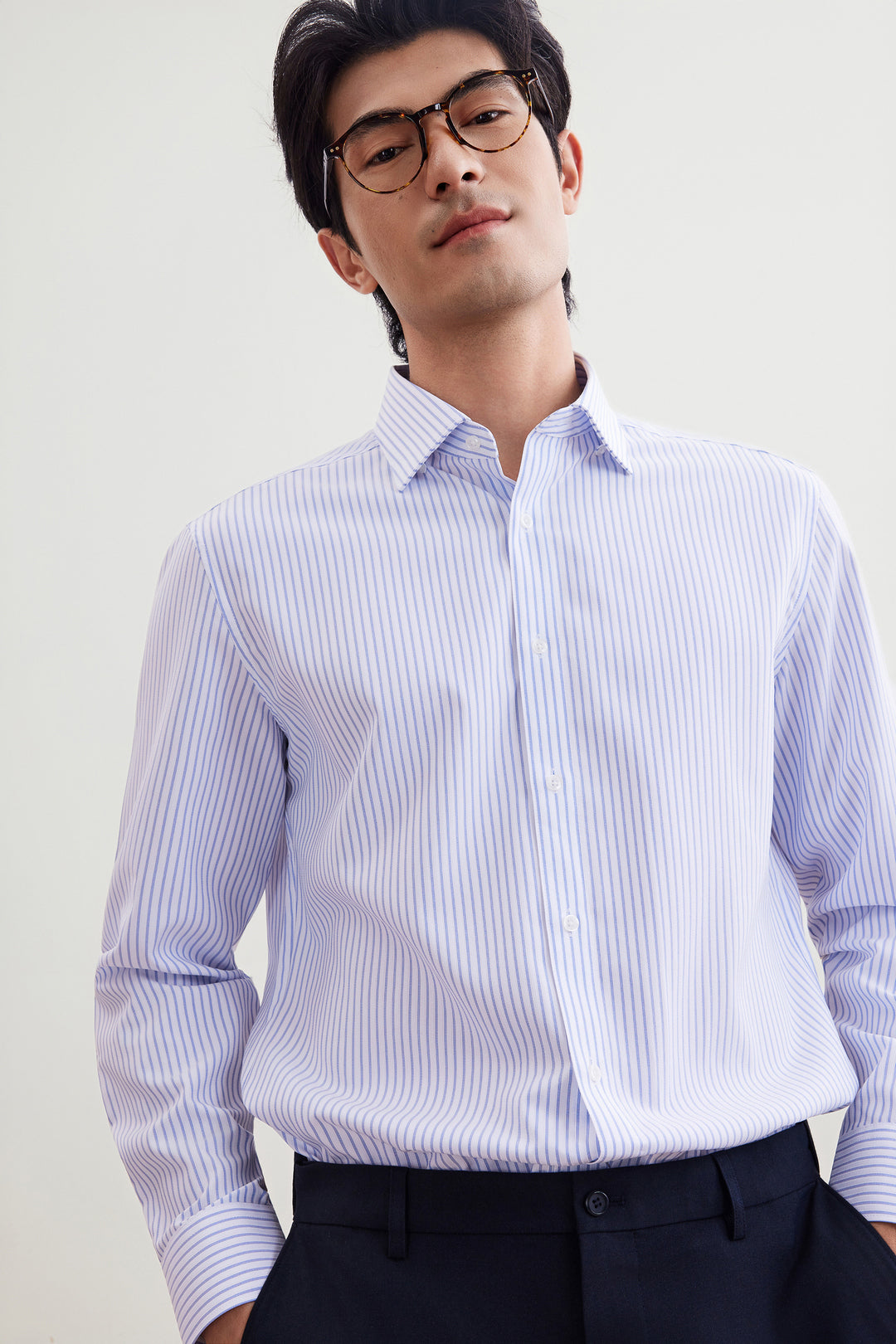 Non-Iron 長袖商務恤衫