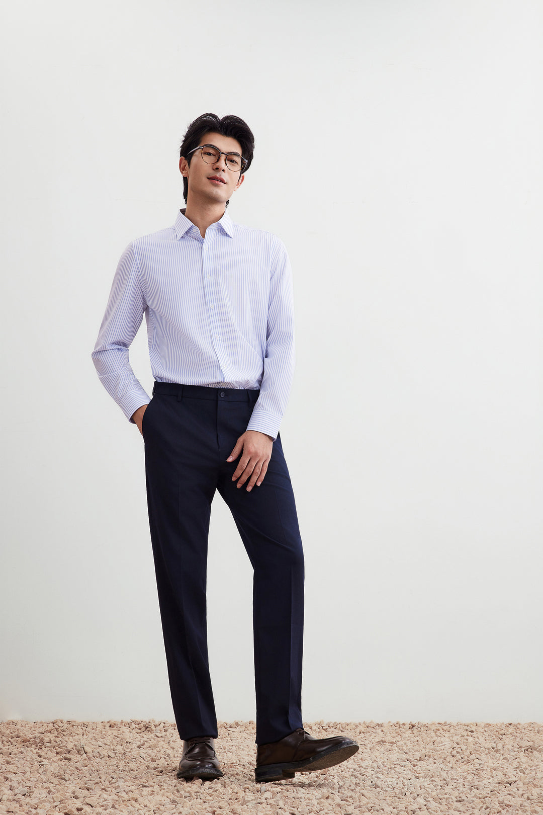 Non-Iron 長袖商務恤衫