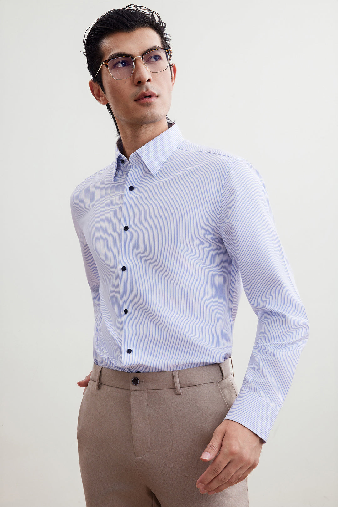 Non-Iron 長袖商務恤衫