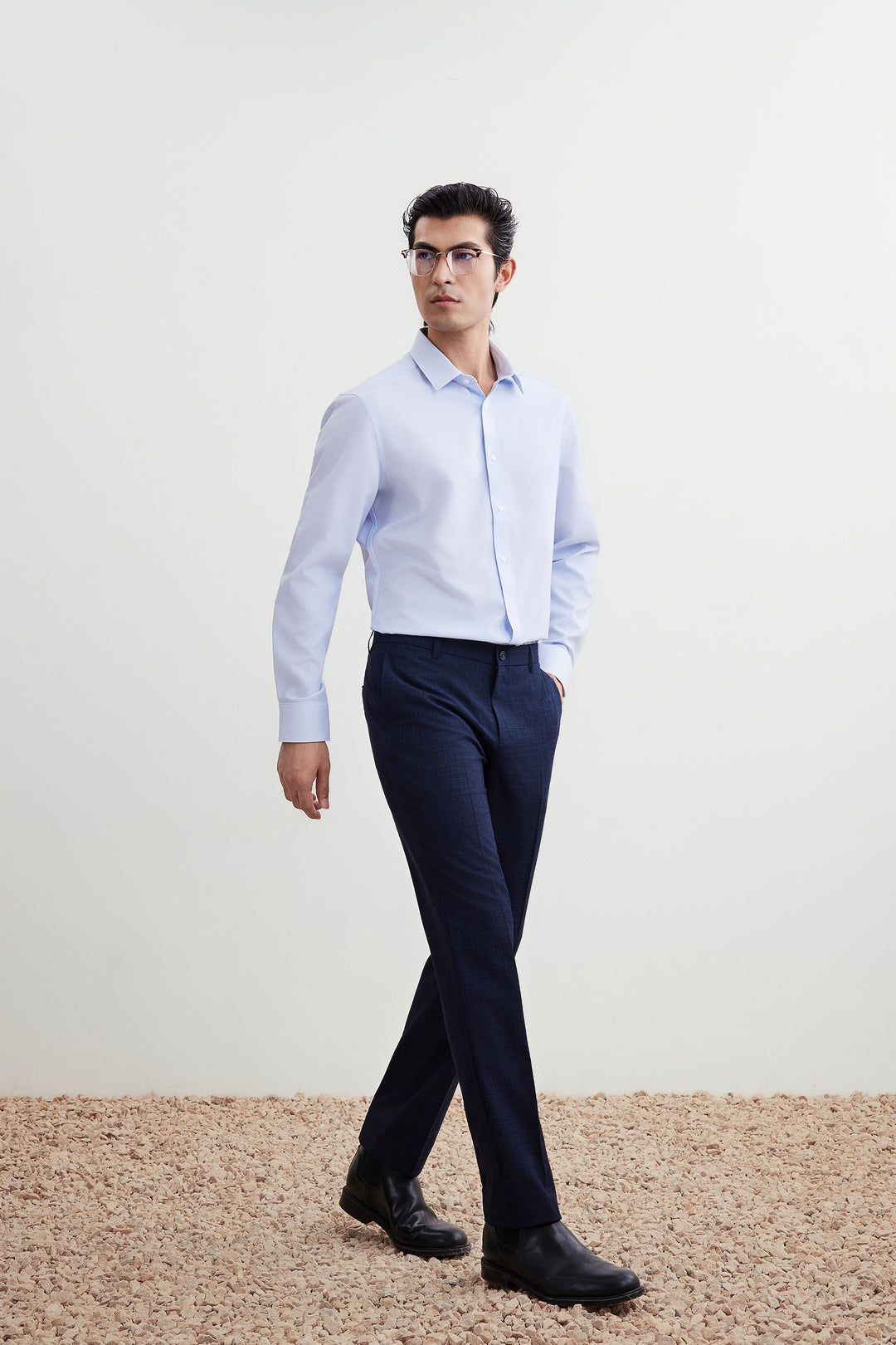 Non-Iron 長袖商務恤衫