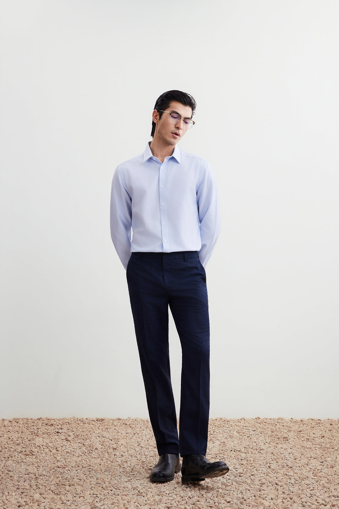 Non-Iron 長袖商務恤衫