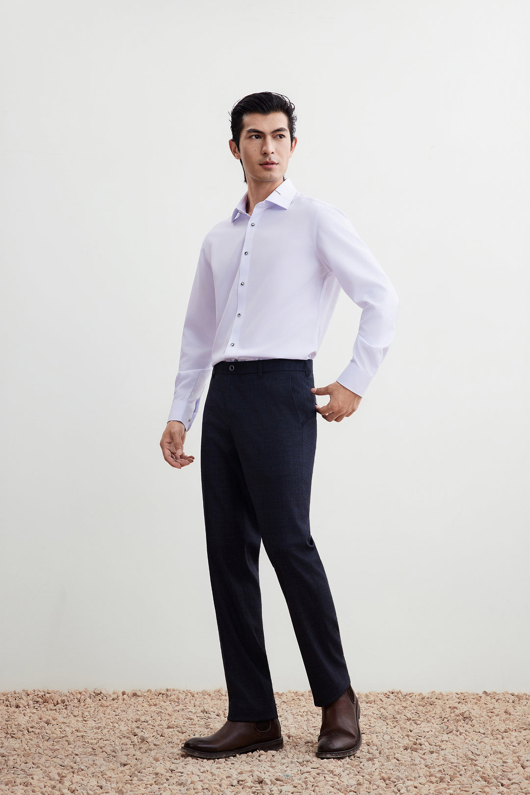 Non-Iron 長袖商務恤衫