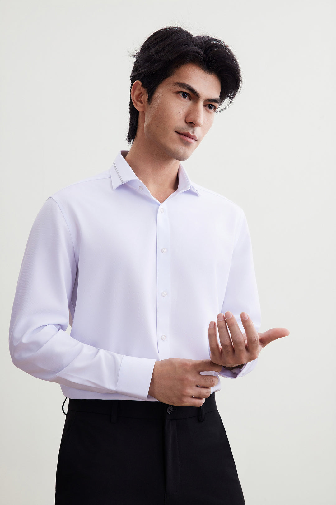 G2000 MAN-non-iron-long-sleeve-dress-shirt-56122602-White