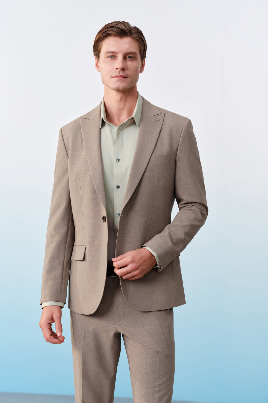 Non-Iron 長袖商務恤衫