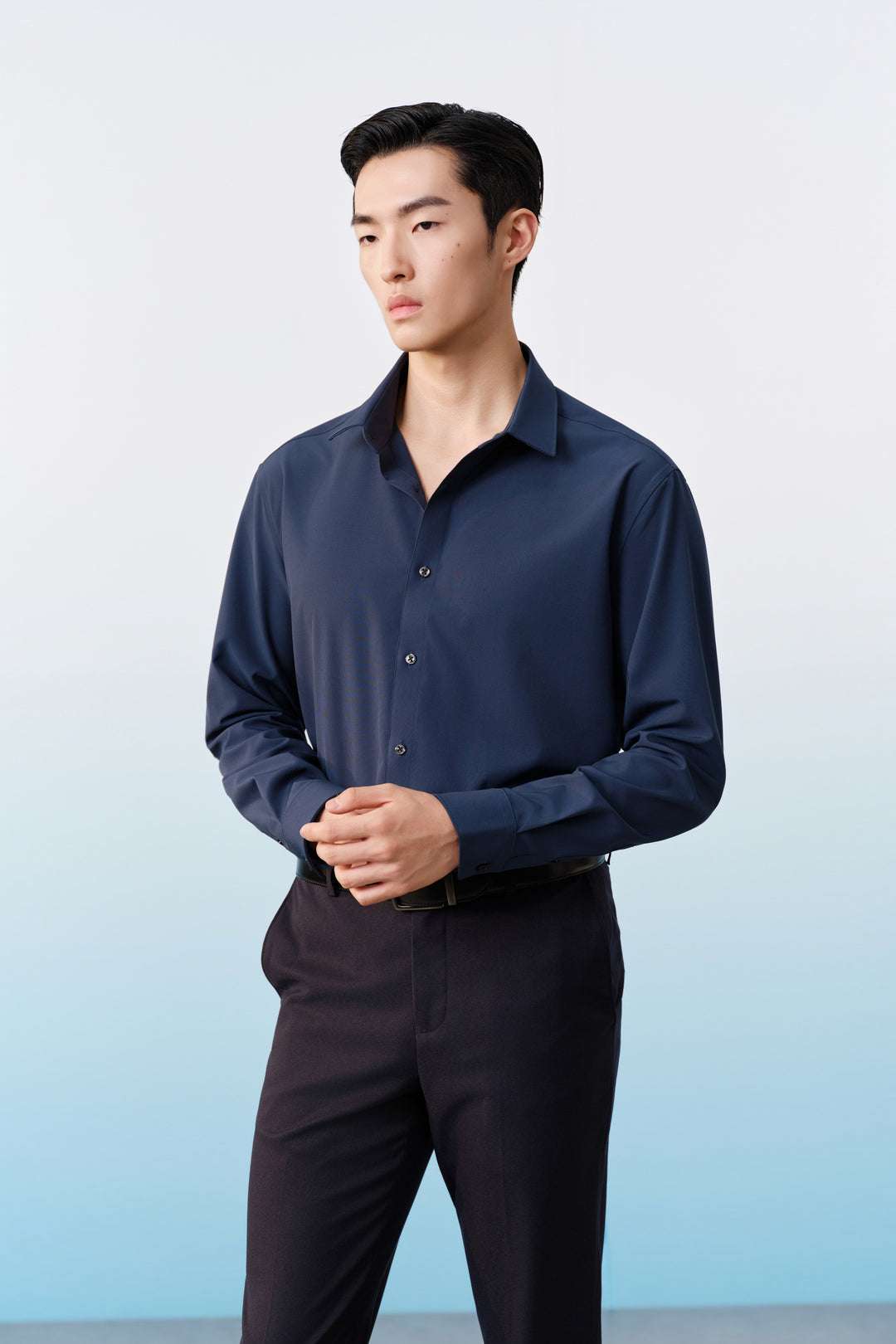 Non-Iron 長袖商務恤衫