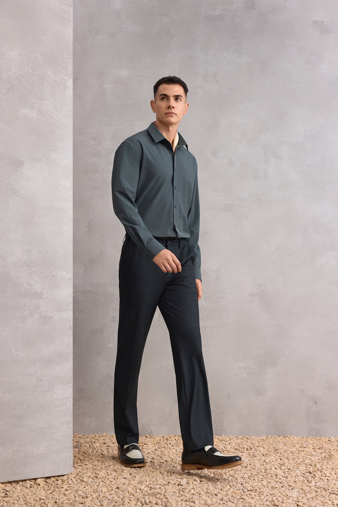 Non-Iron 長袖商務恤衫