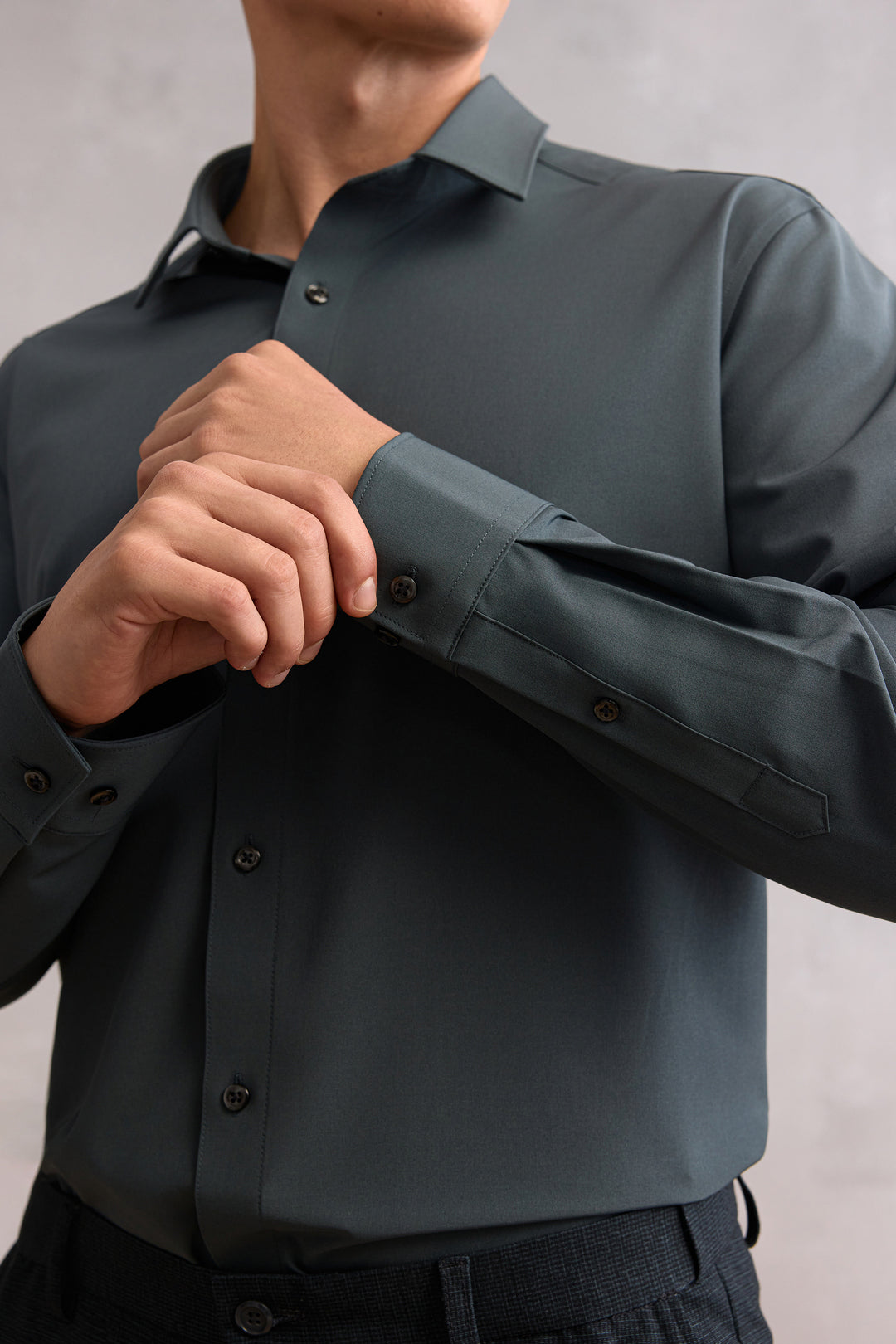 Non-Iron 長袖商務恤衫