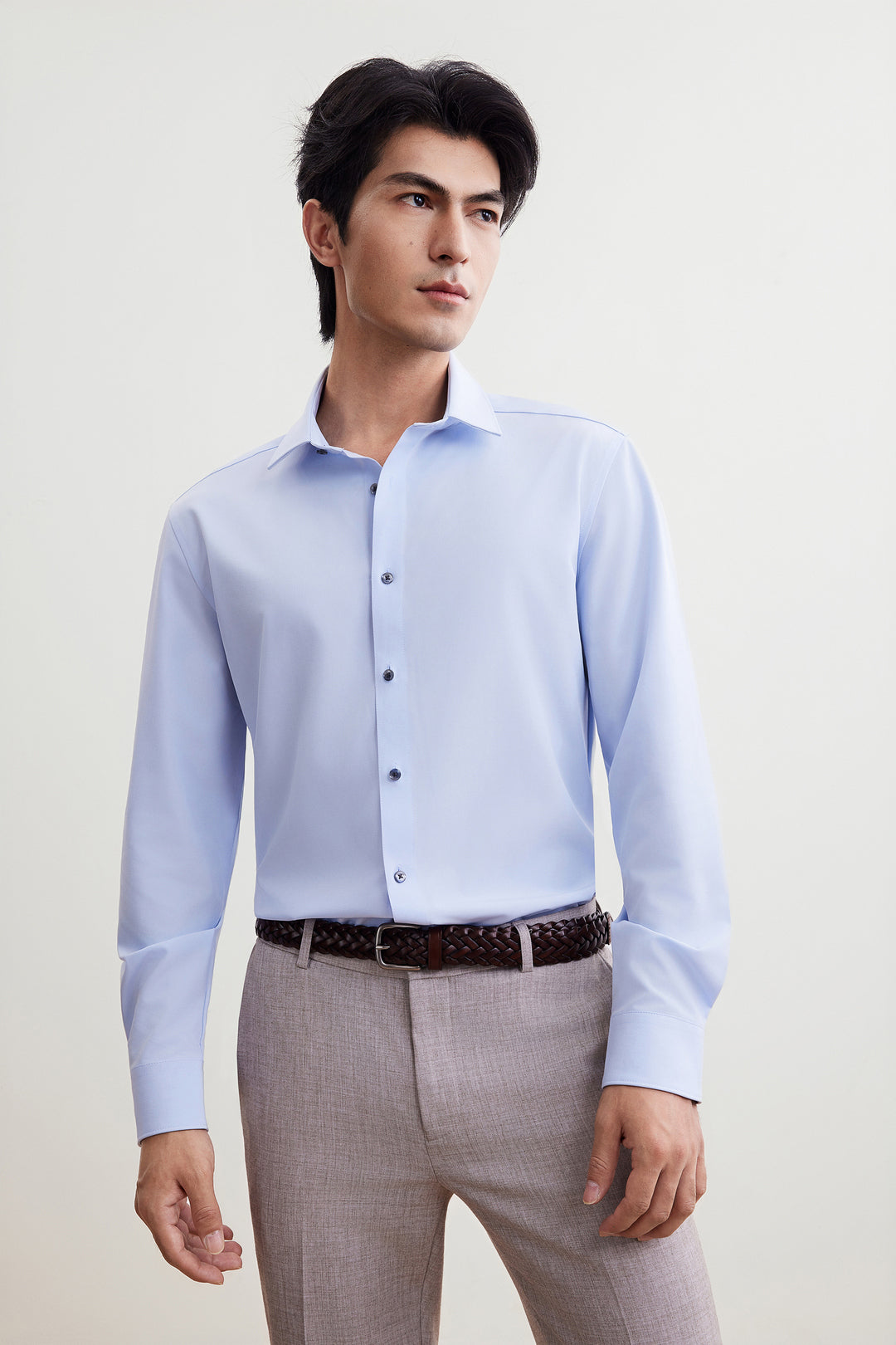 G2000 MAN-non-iron-long-sleeve-dress-shirt-56123212-Blue
