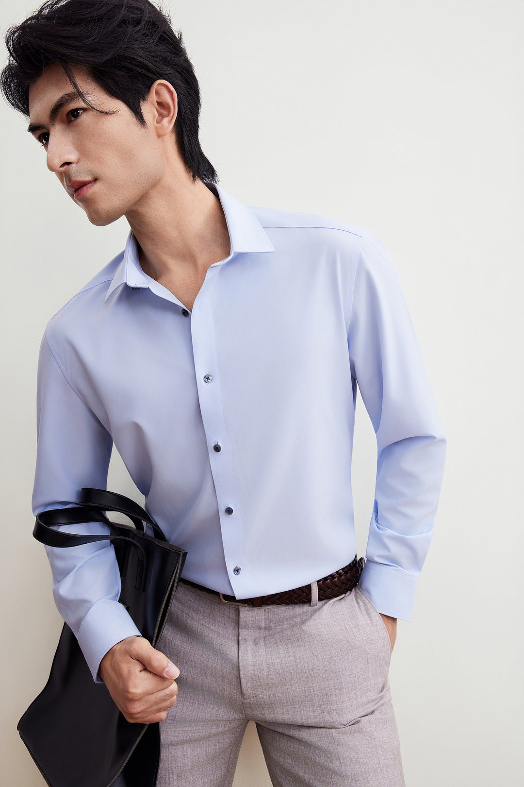 Non-Iron 長袖商務恤衫