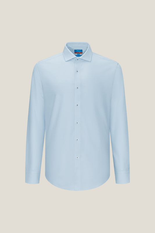 G2000 MAN-non-iron-long-sleeve-dress-shirt-56123222-Blue