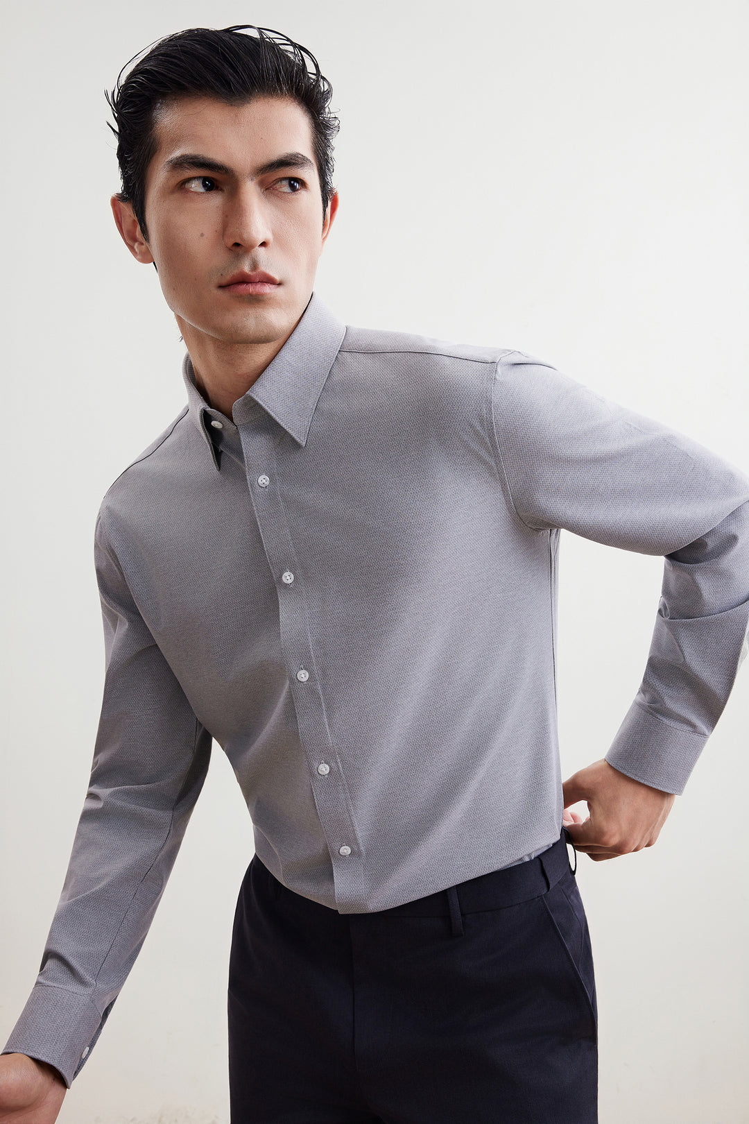 Non-Iron 長袖商務恤衫