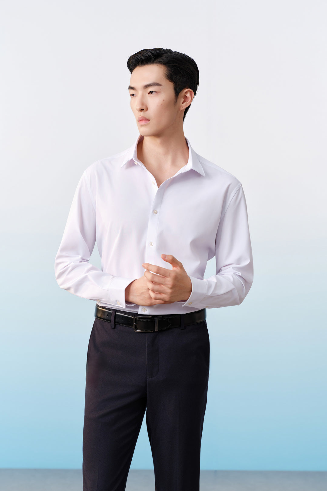 G2000 MAN-non-iron-long-sleeve-dress-shirt-56123371-White