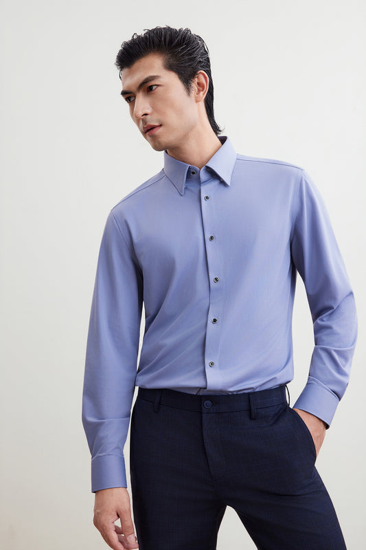 G2000 MAN-non-iron-long-sleeve-dress-shirt-56123442-Grey