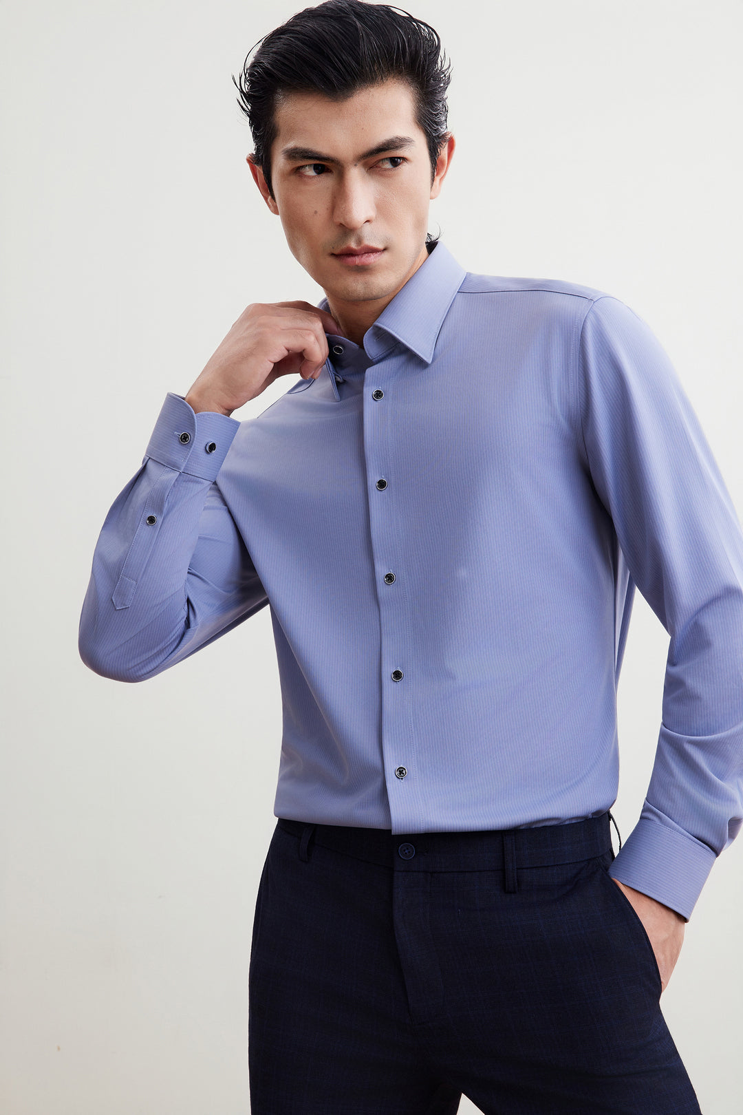 Non-Iron 長袖商務恤衫