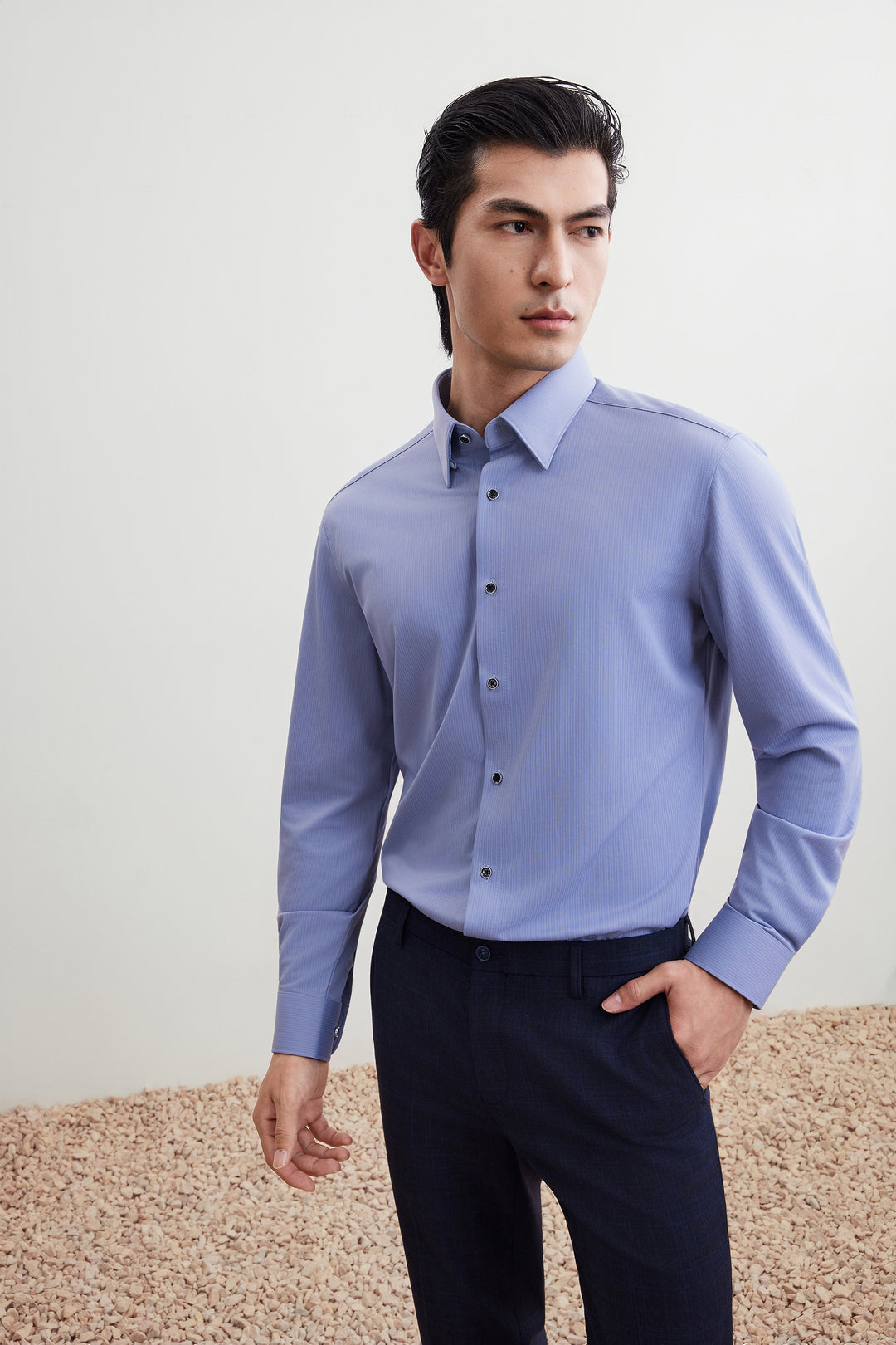 Non-Iron 長袖商務恤衫