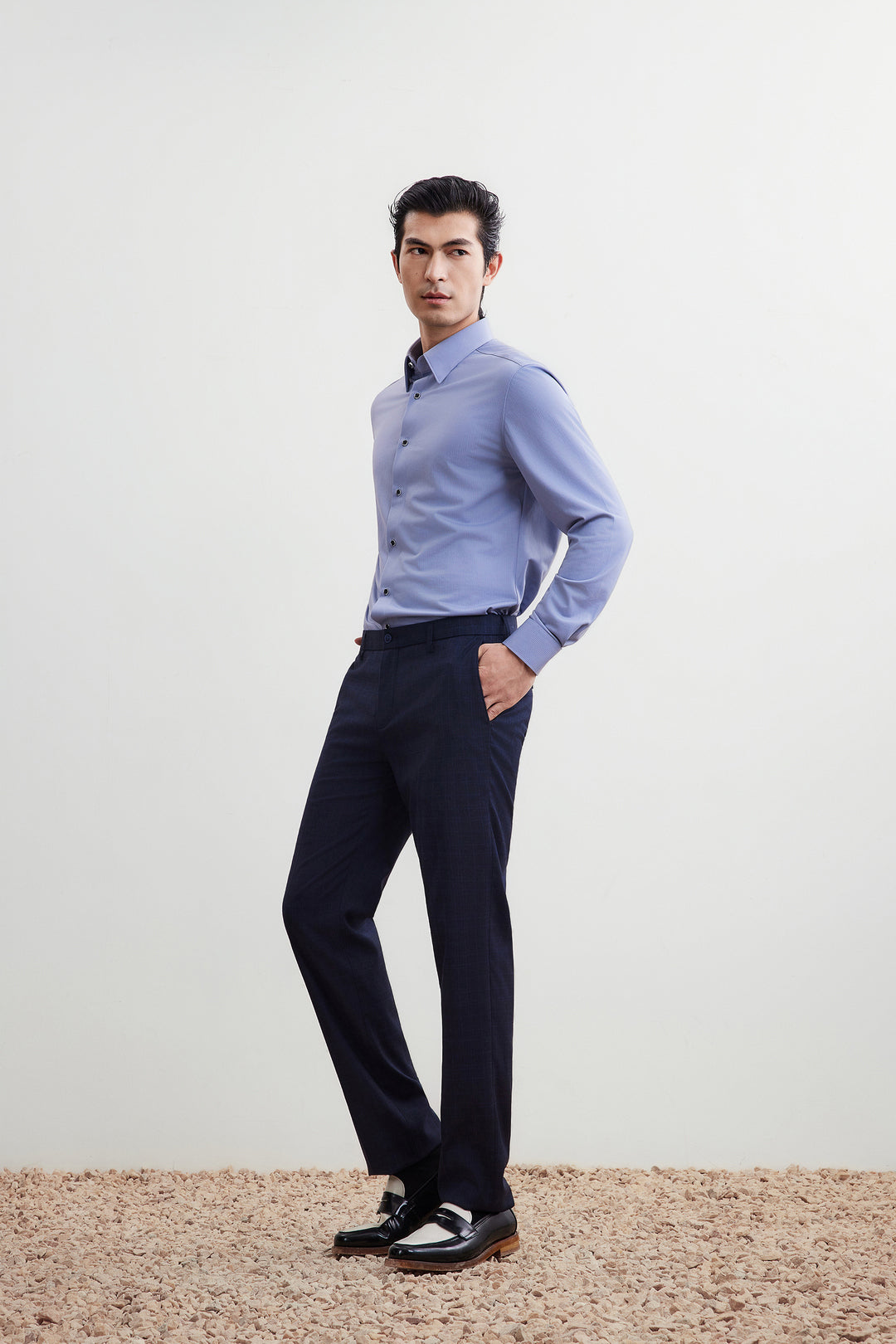 Non-Iron 長袖商務恤衫