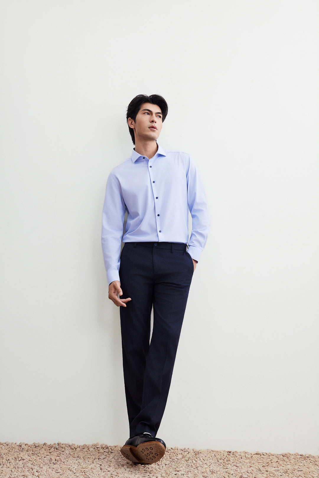 Non-Iron 長袖商務恤衫