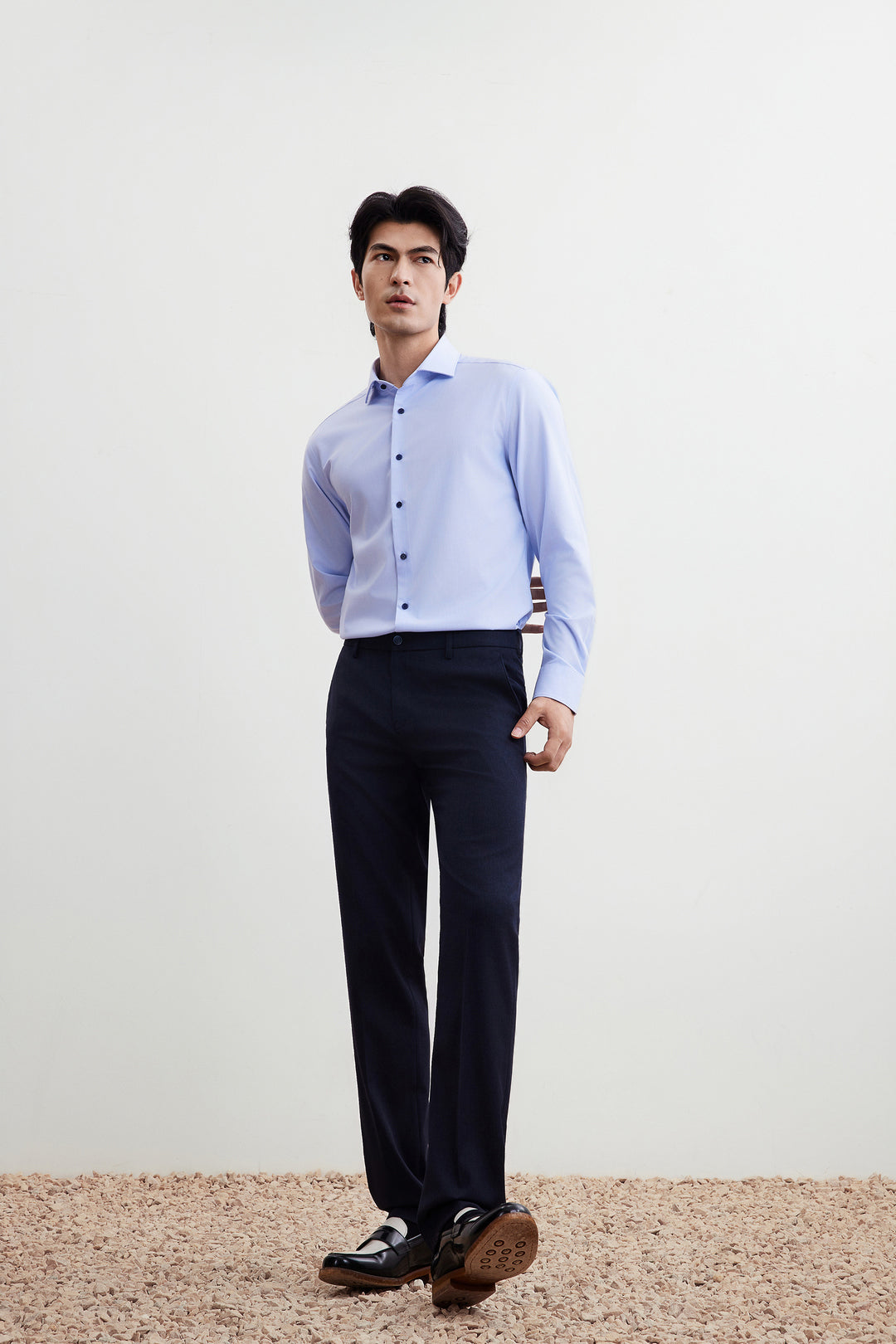 Non-Iron 長袖商務恤衫