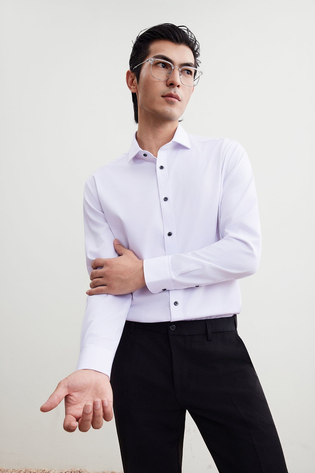 Non-Iron 長袖商務恤衫