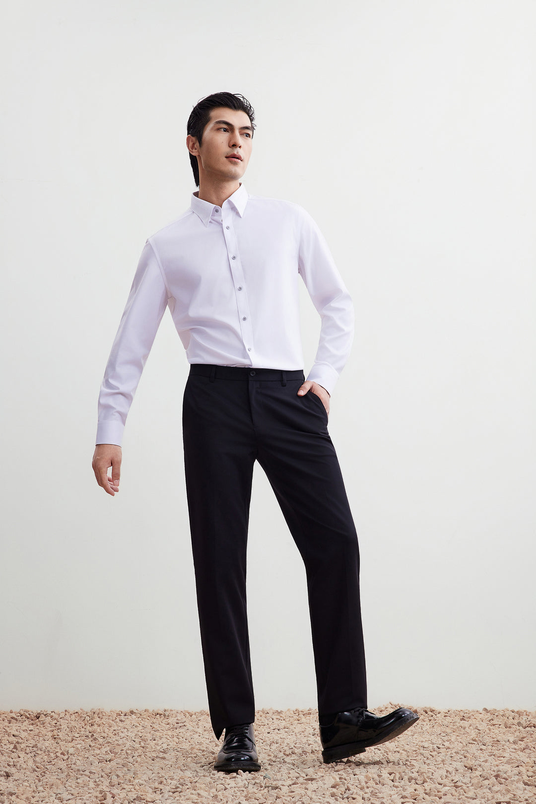 Non-Iron 長袖商務恤衫