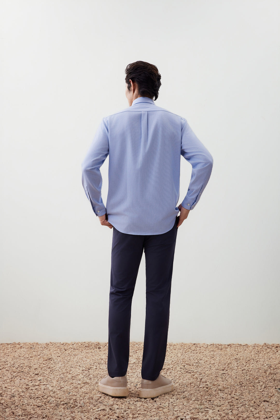 2-Side Long-Sleeve Casual Shirt