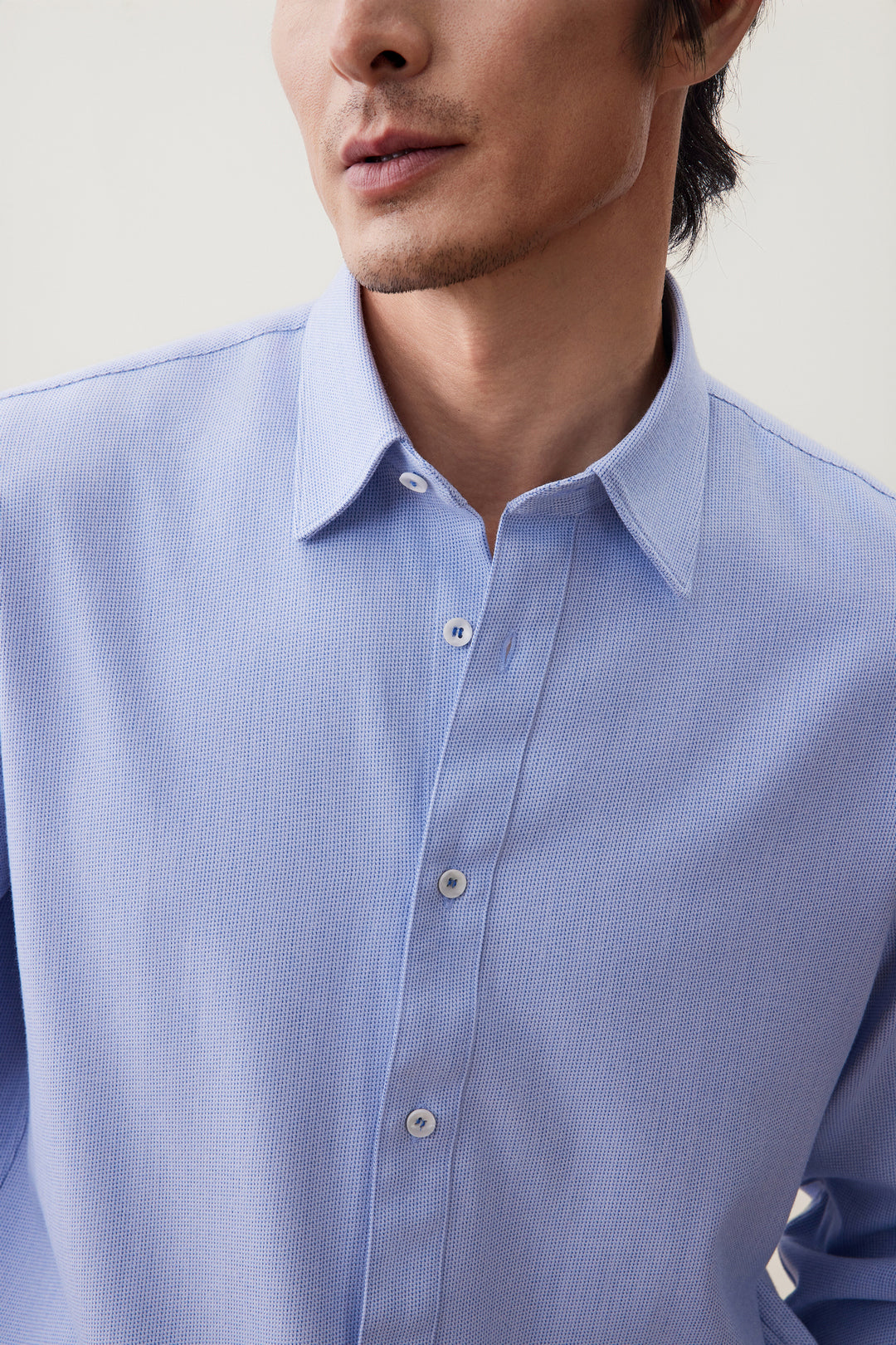 2-Side Long-Sleeve Casual Shirt