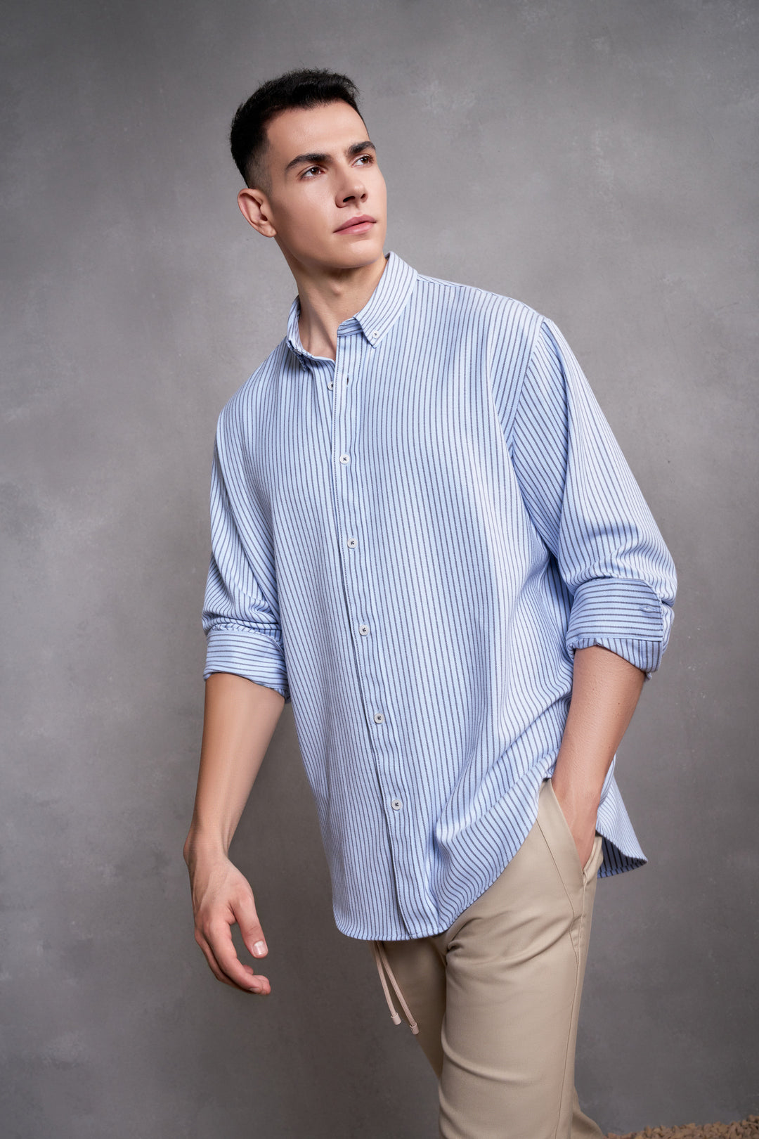 G2000 MAN-polyester-blend-long-sleeve-casual-shirt-56123918-Blue