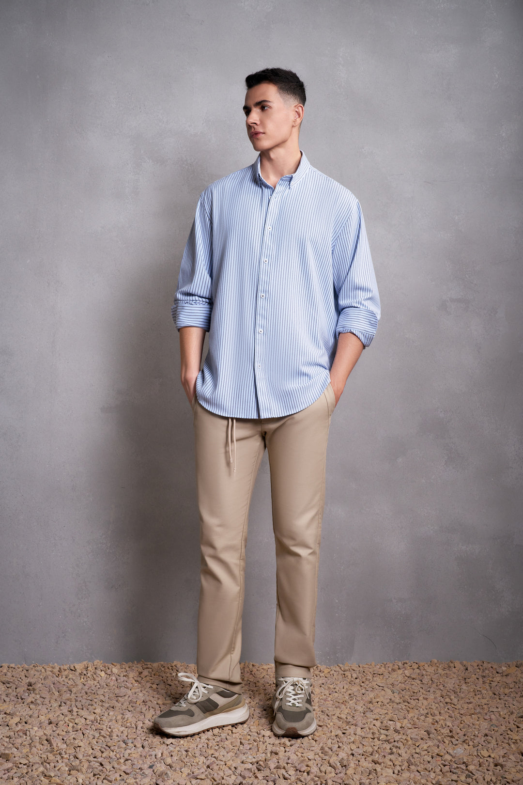 2-Side 長袖休閒恤衫