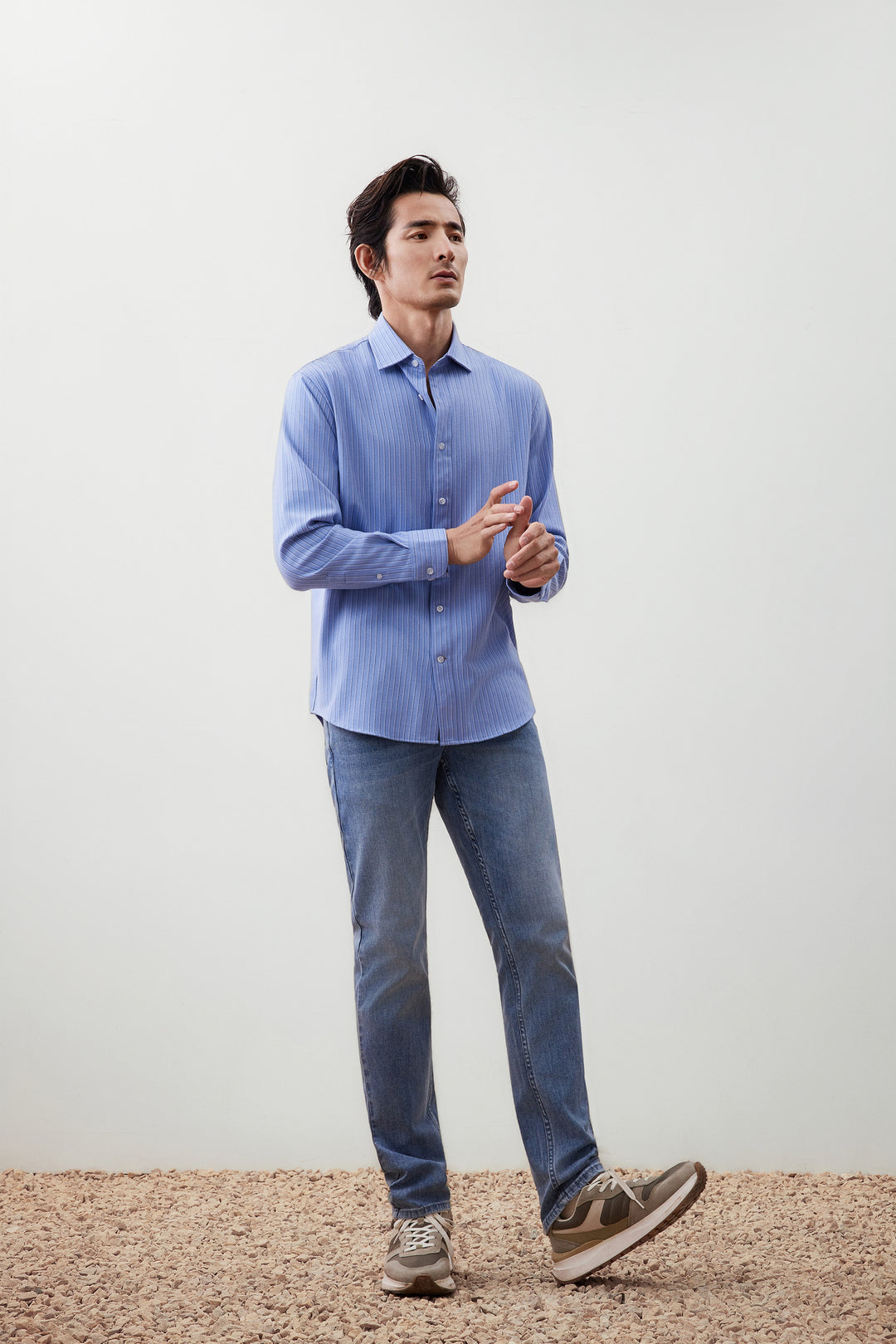 2-Side 長袖休閒恤衫