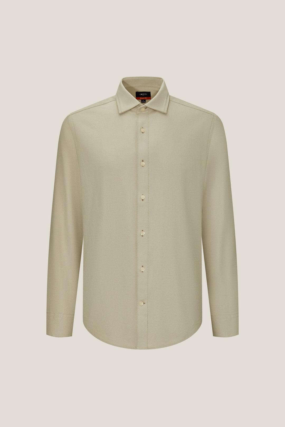 G2000 MAN-polyester-blend-long-sleeve-casual-shirt-56123992-Beige