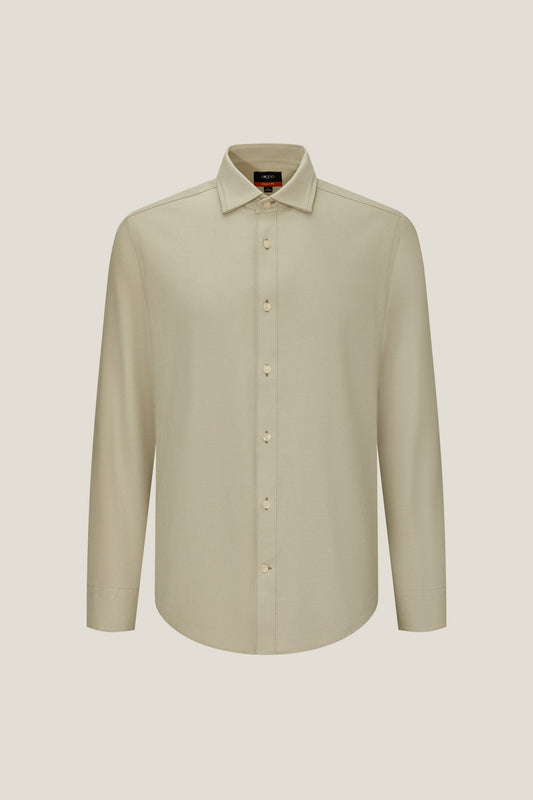 G2000 MAN-polyester-blend-long-sleeve-casual-shirt-56123992-Beige