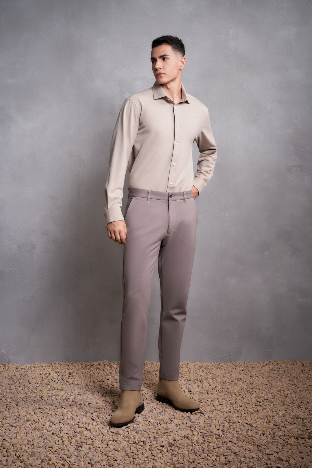 2-Side 長袖休閒恤衫