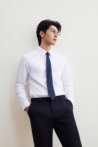 G2000 MAN-easy-ironing-fine-twill-long-sleeve-dress-shirt-56129012-White